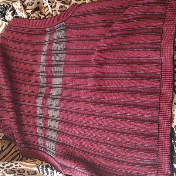 Maroon V-Neck Golf Sweater Vest Sz Lg - Picture 4 of 5